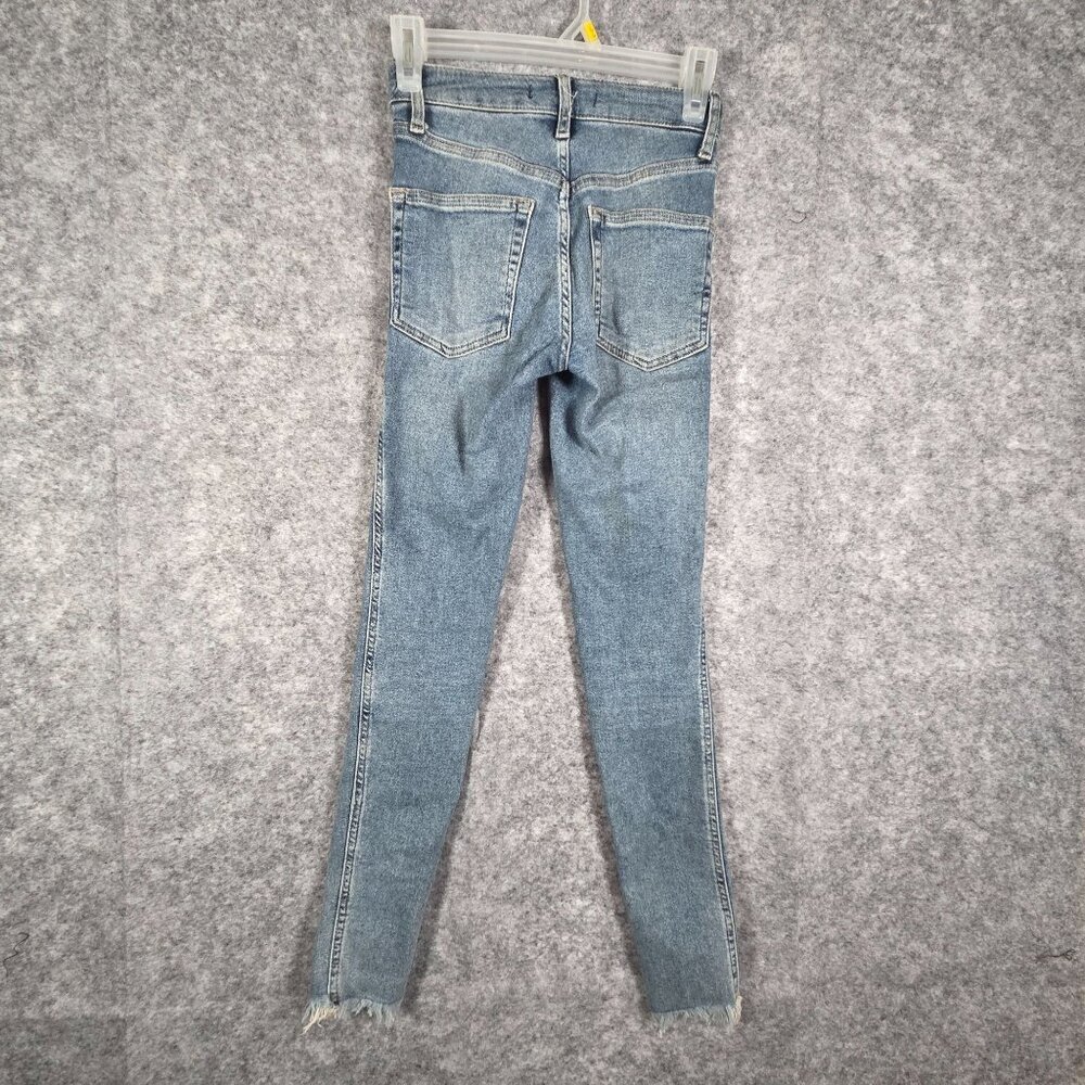 Free People We the Free Women's Casual Jeans Blue Size 24 - Picture 6 of 8